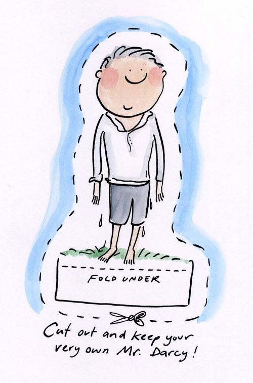 Cut out and keep your own Mr Darcy!
