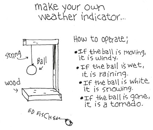 Make your own weather indicator...