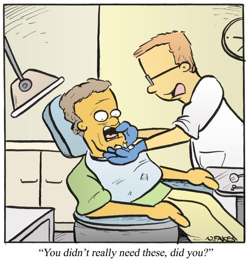 'You didn't really need these, did you?'