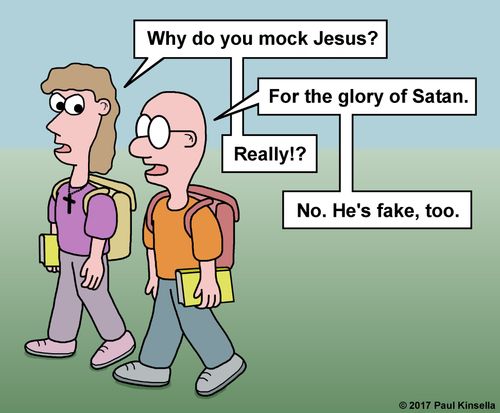 "Why do you mock Jesus?"