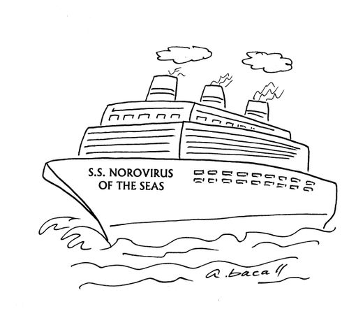 SS Norovirus of the Seas.
