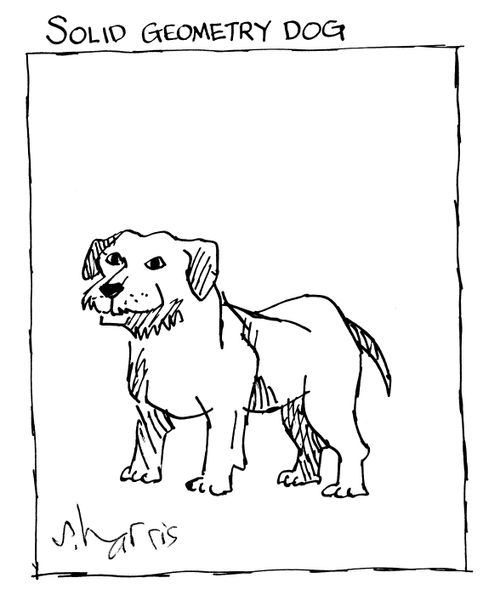 Solid Geometry Dog.