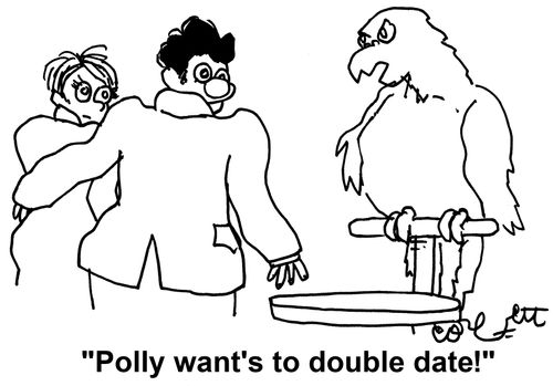 'Polly wants to double date!'