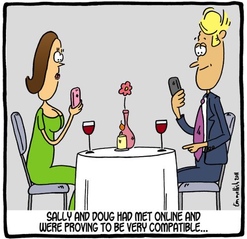 Sally and Doug had met online and were proving to be very compatible...