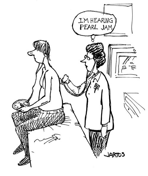 Patient listening to music