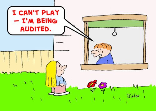 'I can't play -- I'm being audited.'