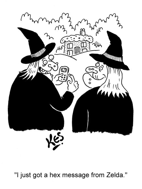 'I just got a hex message from Zelda.'