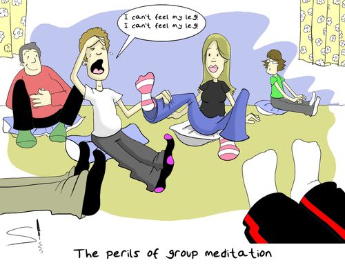 The perils of group meditation...