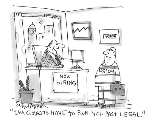 "I'm going to have to run you past legal."