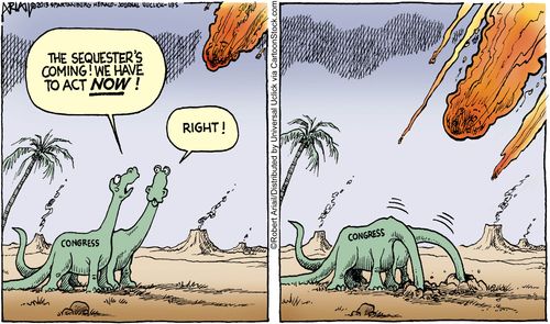 'The sequester's coming! We have to act now!'