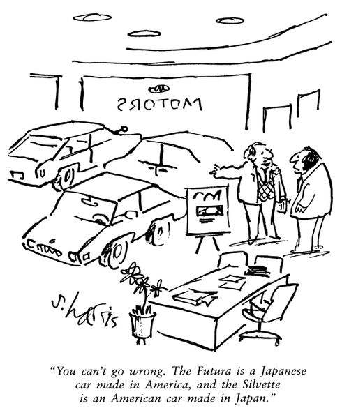 'You can't go wrong.  The Futura is a Japanese car made in America, and the Silvette is an American car made in Japan.'