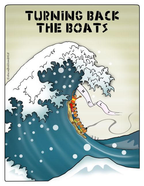 Turning back the boats