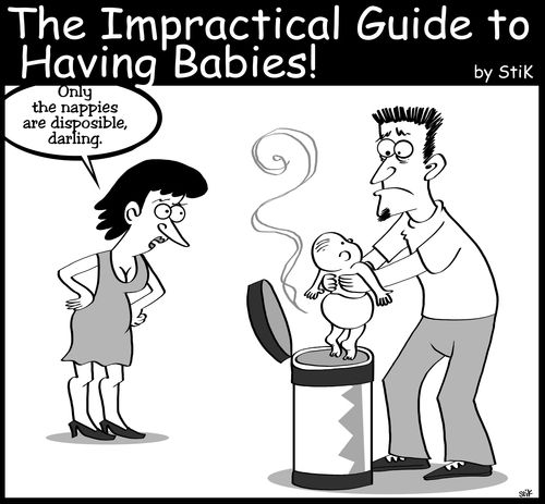 Impractical Guide to having babies: 'Disposable Nappies'