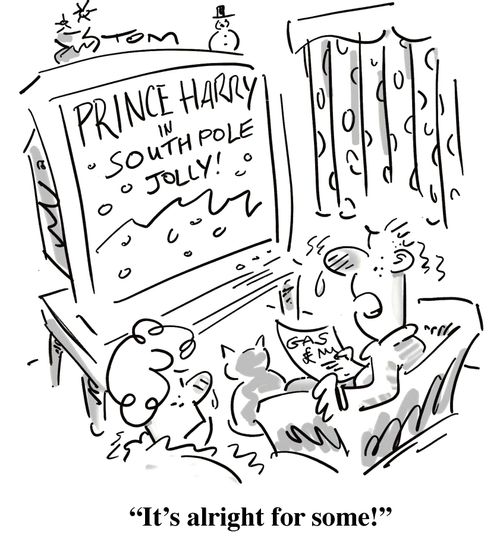 'It's alright for some!'