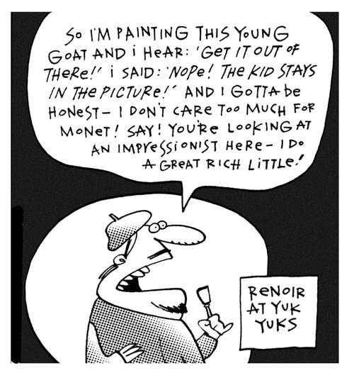 Renoir at Yuk Yuk's.