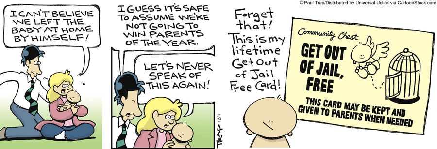 'Forget that! This is my lifetime get out of jail free card!'