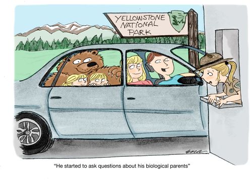'He started to ask questions about his biological parents.'
