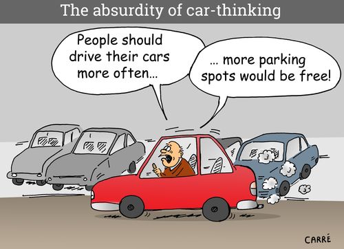 The absurdity of car-thinking