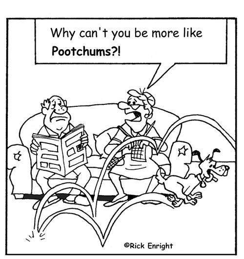 'Why can't you be more like Pootchums?!'