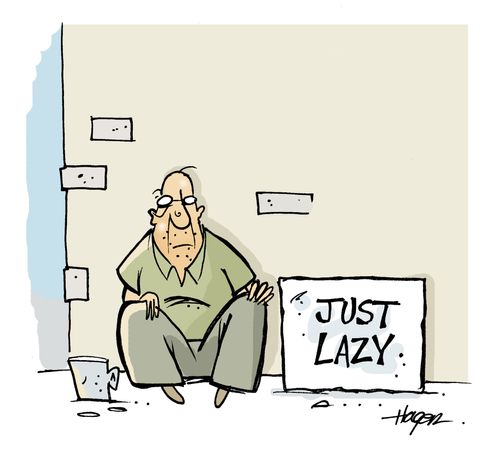 Just Lazy.