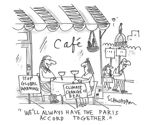 "We've always have the Paris accord together."