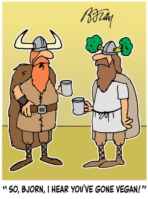 'So, Bjorn, I hear you've gone vegan!'