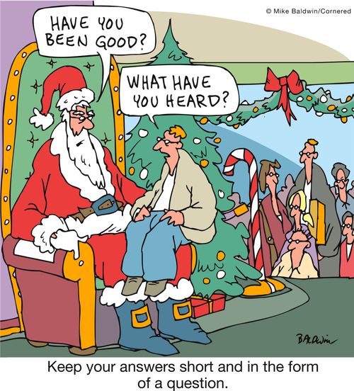 Keep your answers short and in the form of a question.