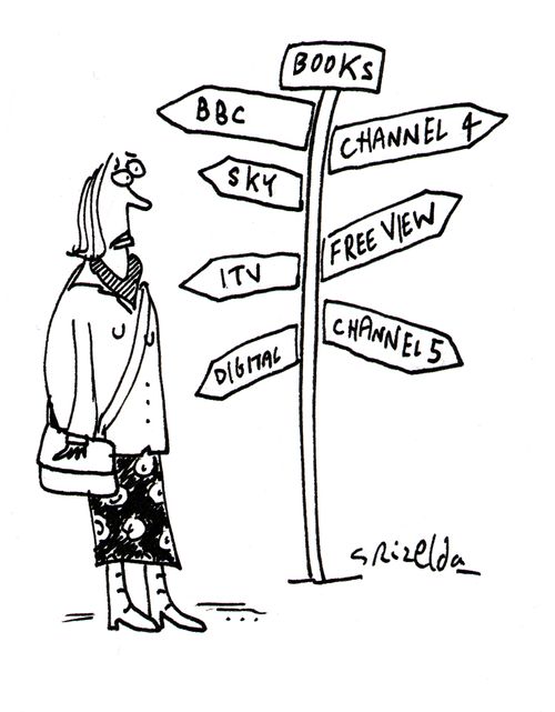 TV tie-in book signpost.