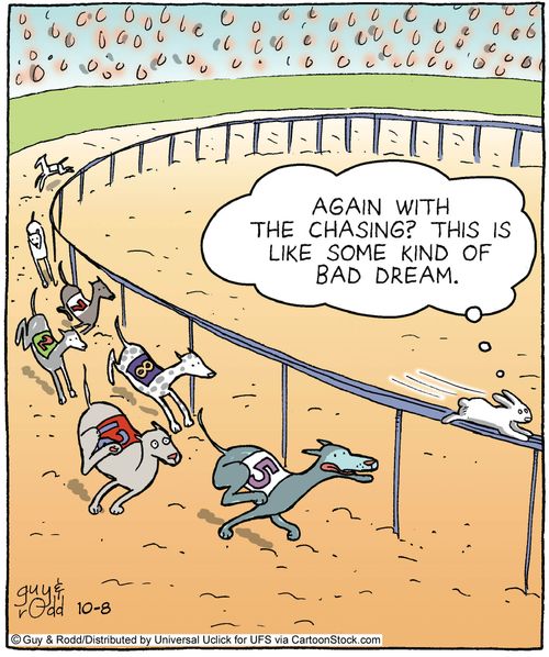 'Again with the chasing? This is like some kind of bad dream.'