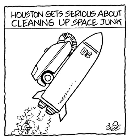 Houston gets serious about cleaning up space junk