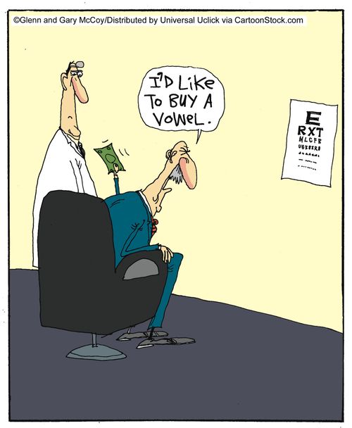 'I'd like to buy a vowel.'