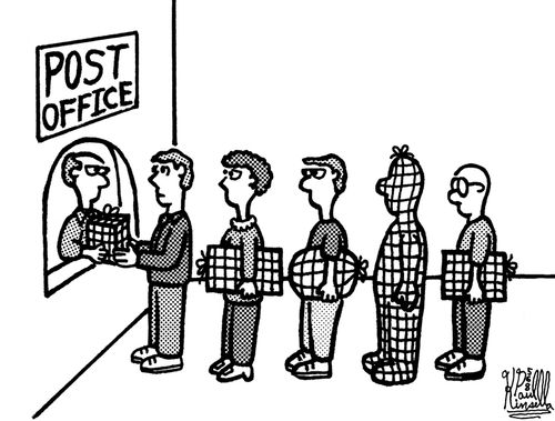 Post Office (packages for delivery)