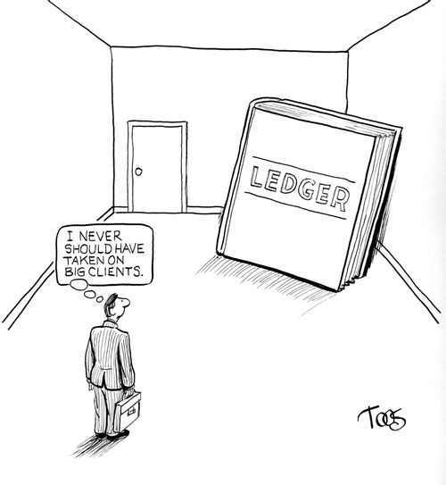 "I never should have taken on big clients."