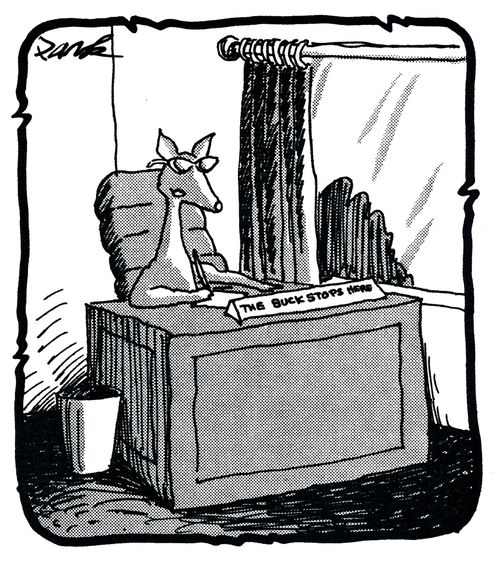 The Buck Stops Here.