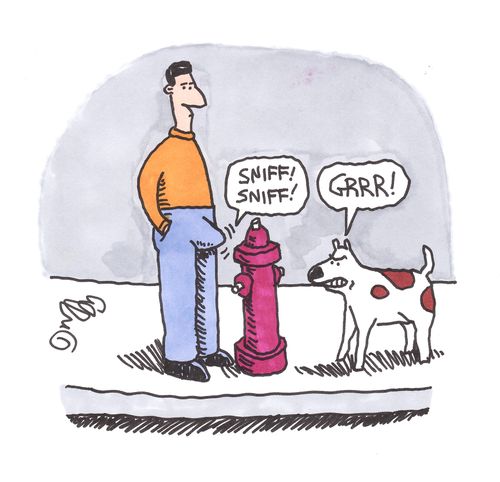 Penis Sniffing Fire Hydrant