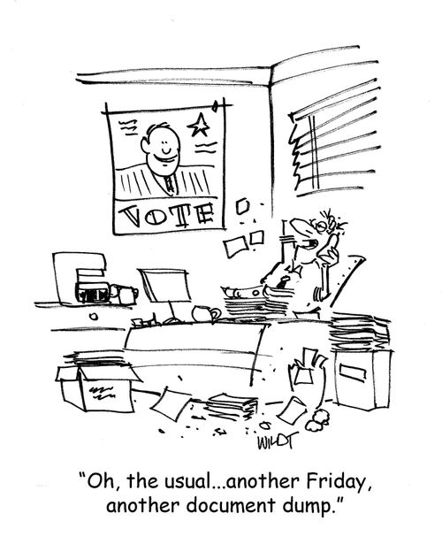 Oh, the usual...another Friday, another document dump.
