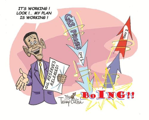 "It's work! Look! My plan is working!"