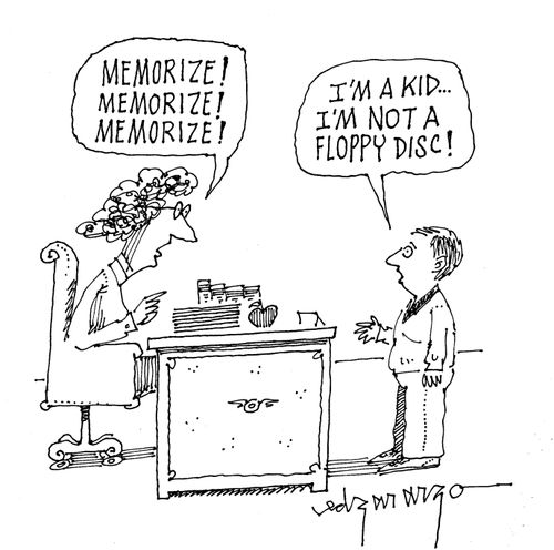 'I'm a kid...I'm not a floppy disk!'