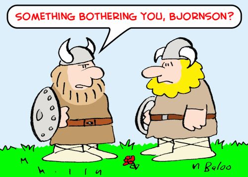 'Something bothering you, Bjornson?'