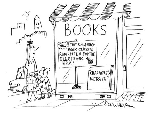 'Charlotte's Website' ('The children's book classic rewritten for the electronic era!')