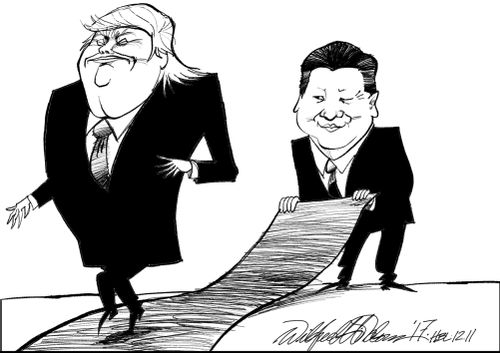 Trump in China