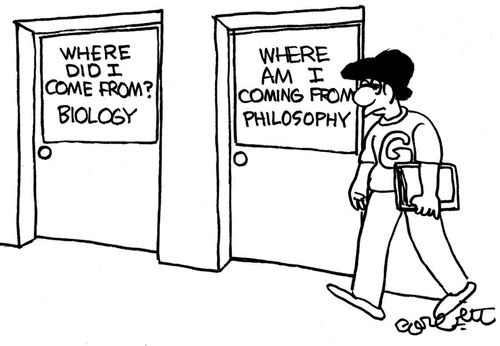 Where did I come from? Biology...Where am I coming from? Philosophy.