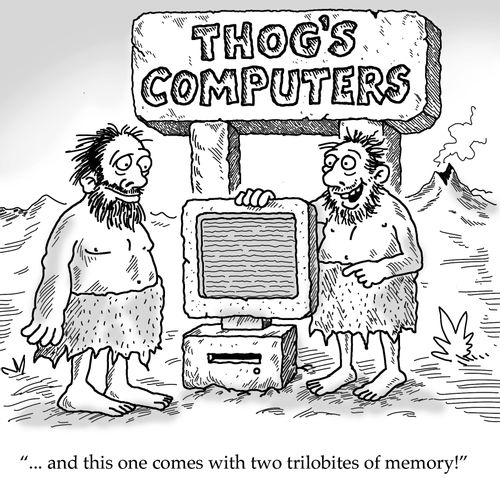 '...and this one comes with two trilobites of memory.'