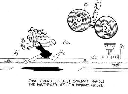 Jane found she just couldn't handle the fast-paced life of a runway model