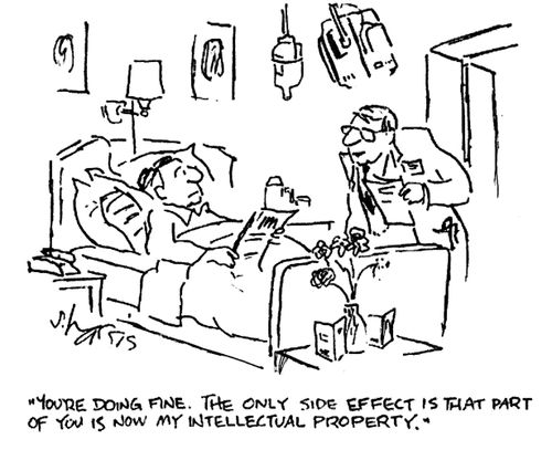 "You're doing fine.  The only side effect is that part of you is now my intellectual property."