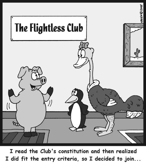 'I read the Club's constitution and then realized I did fit the entry criteria, so I decided to join...'