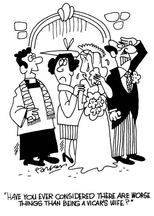 "Have you ever considered there are worse things than being a vicar's wife?"
