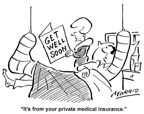 It's from your private medical insurance.