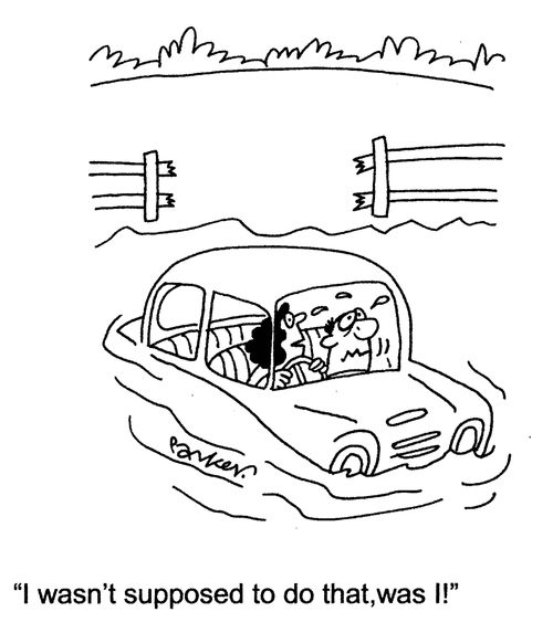 'I wasn't supposed to do that,was I!'