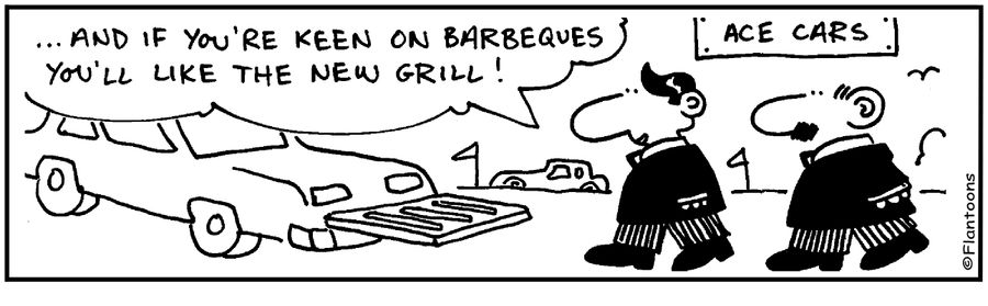 And if you're keen on barbeques you'll like the new grill!